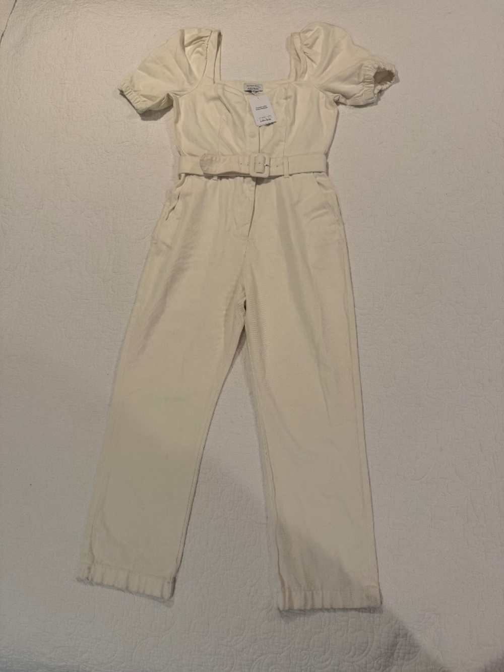 NWT & Other Stories Organic Cotton Belted Jumpsuit US 10